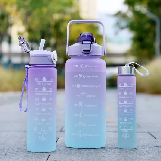 Sport Water Bottle with Straw