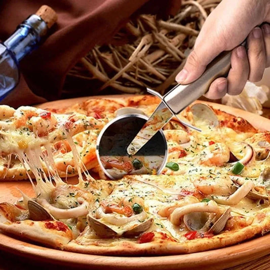Pizzaschneiderrad aus Edelstahl 